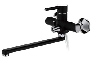 Смеситель для ванны Haiba HB22805-7 чёрный